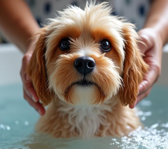 Bain démêlage anti-mue chien